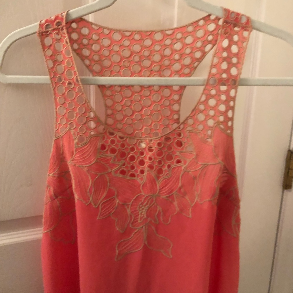 Coral High-Low Tank - Picture 2 of 3